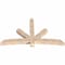 Ekena Millwork Alberta Smooth Timber Gable Bracket, Douglas Fir, 84"W x 49"H x 5 1/2"D x 5 1/2"F, 14/12 Pitch GBW084X49X0606ALB00SDF - alternate 3